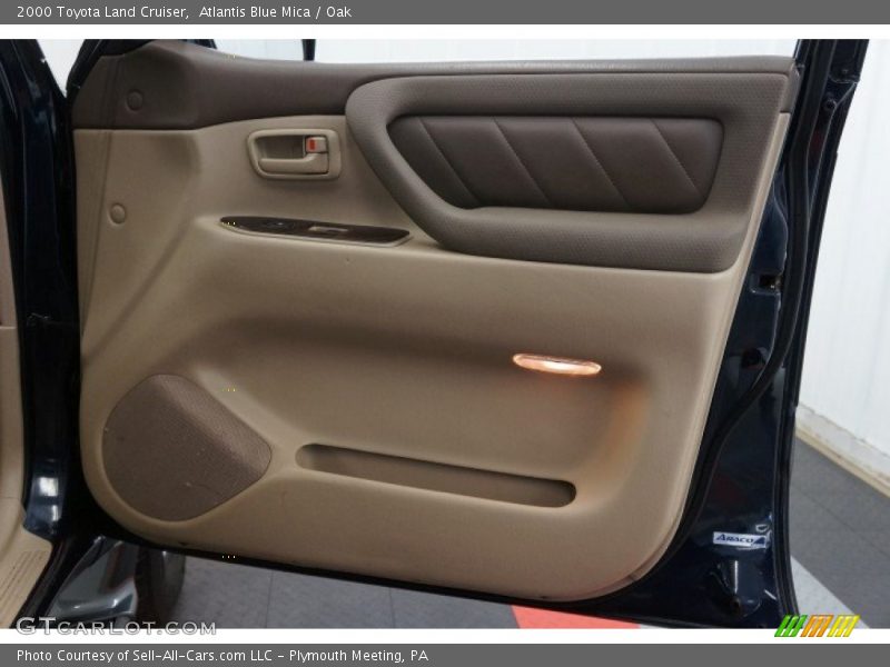 Atlantis Blue Mica / Oak 2000 Toyota Land Cruiser