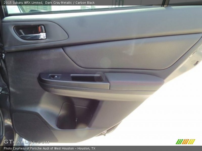 Dark Gray Metallic / Carbon Black 2015 Subaru WRX Limited