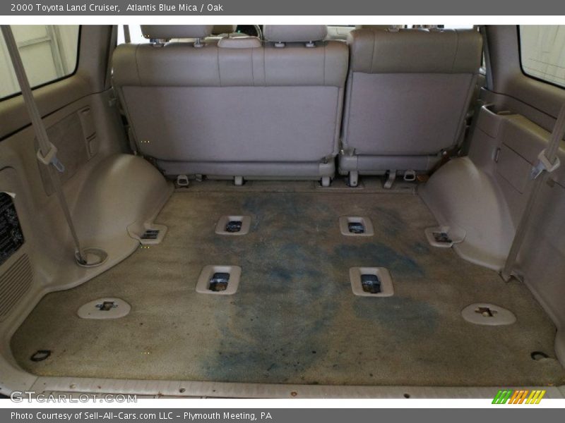 Atlantis Blue Mica / Oak 2000 Toyota Land Cruiser