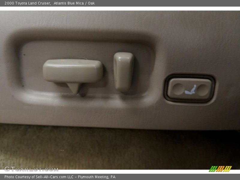 Atlantis Blue Mica / Oak 2000 Toyota Land Cruiser