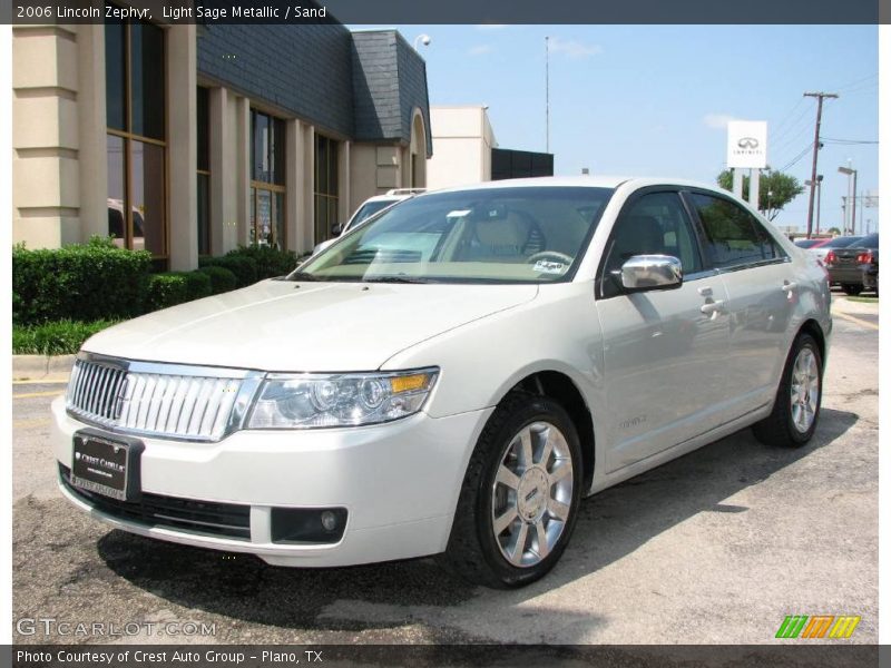 Light Sage Metallic / Sand 2006 Lincoln Zephyr
