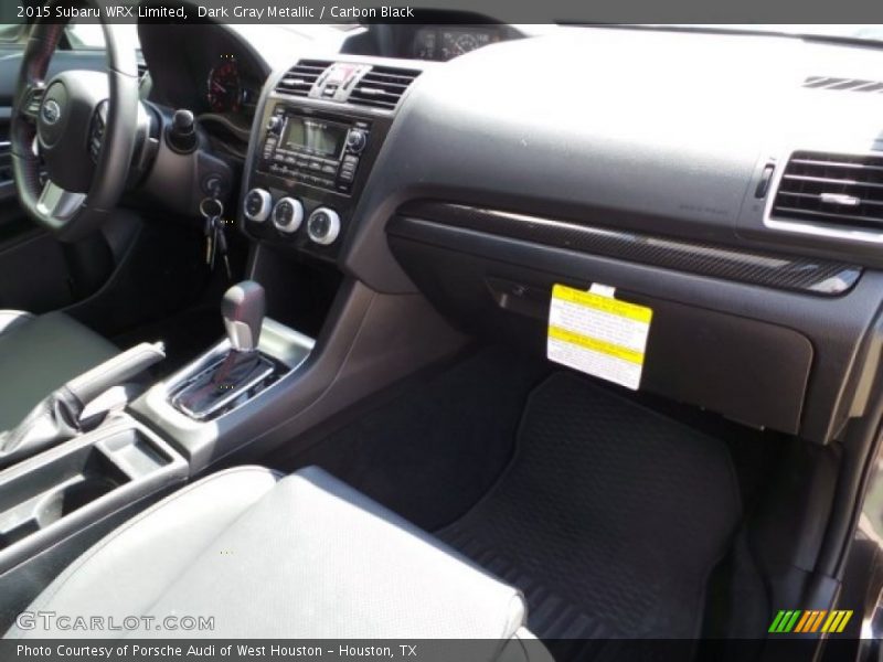 Dark Gray Metallic / Carbon Black 2015 Subaru WRX Limited