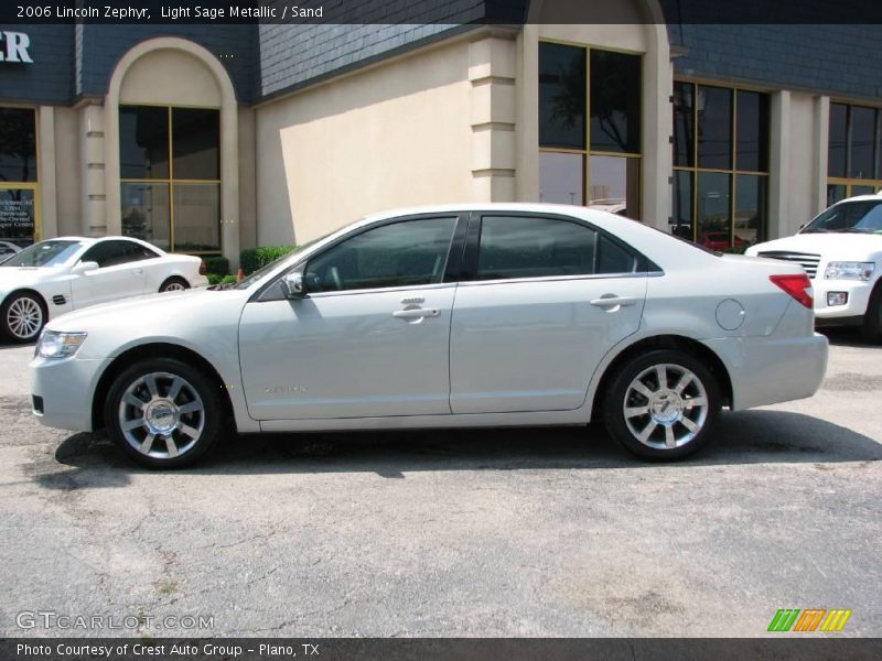 Light Sage Metallic / Sand 2006 Lincoln Zephyr