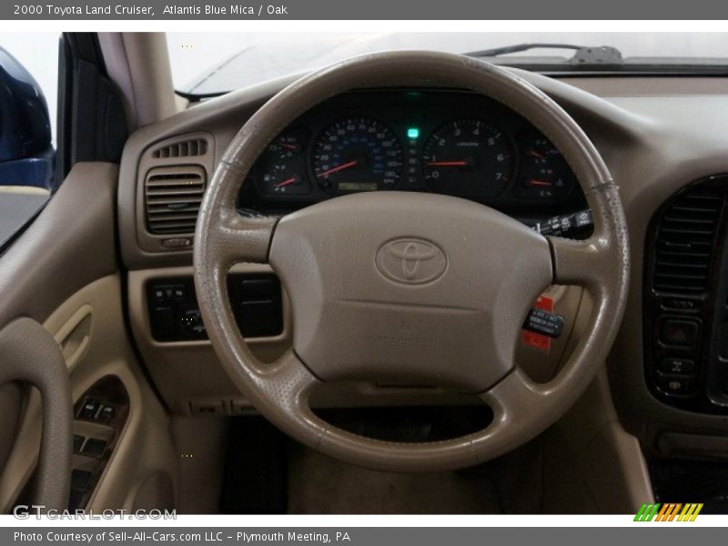 Atlantis Blue Mica / Oak 2000 Toyota Land Cruiser