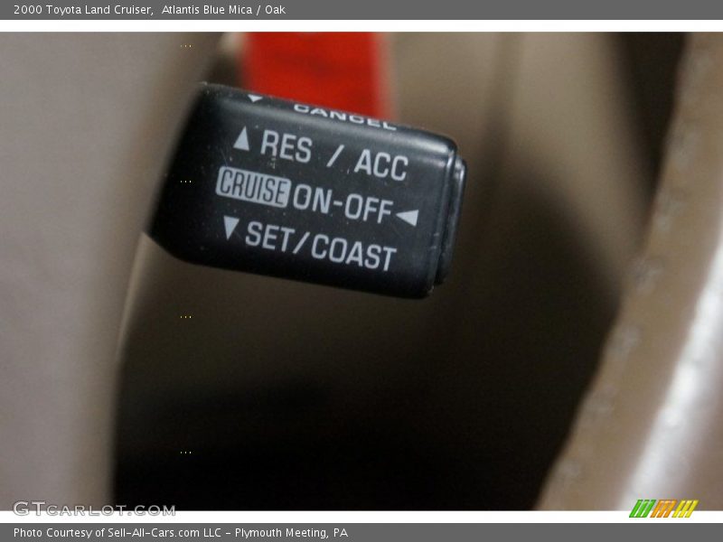 Atlantis Blue Mica / Oak 2000 Toyota Land Cruiser