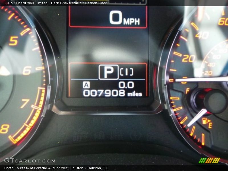 Dark Gray Metallic / Carbon Black 2015 Subaru WRX Limited