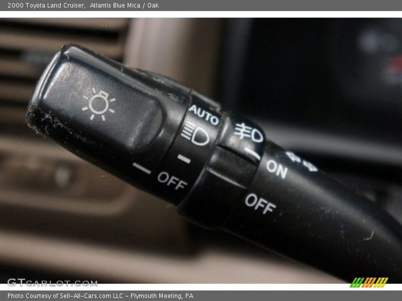 Atlantis Blue Mica / Oak 2000 Toyota Land Cruiser