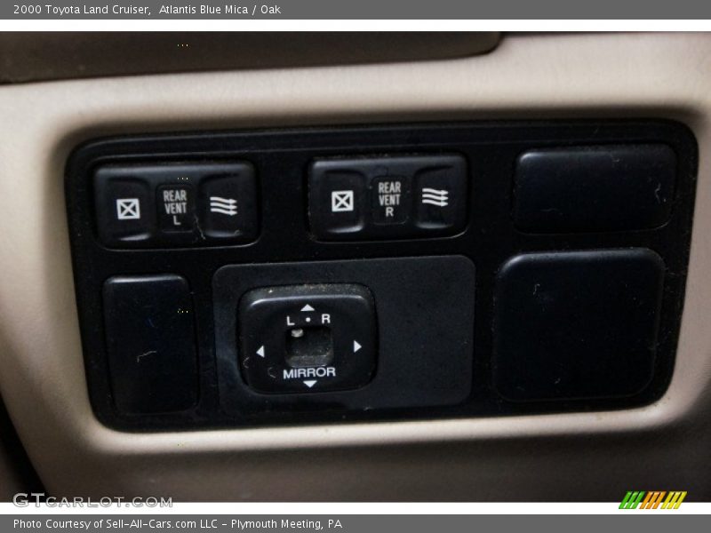 Atlantis Blue Mica / Oak 2000 Toyota Land Cruiser