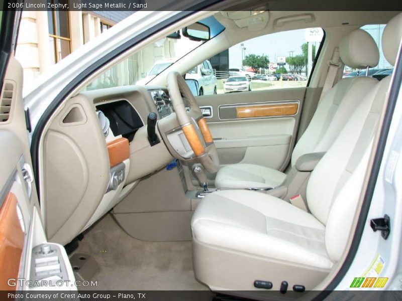 Light Sage Metallic / Sand 2006 Lincoln Zephyr