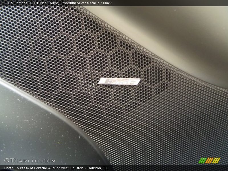 Audio System of 2015 911 Turbo Coupe