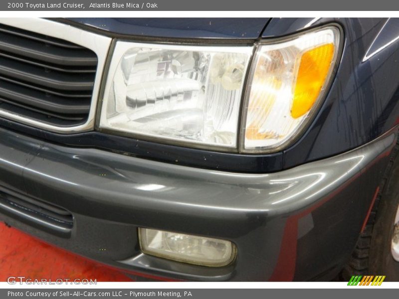 Atlantis Blue Mica / Oak 2000 Toyota Land Cruiser