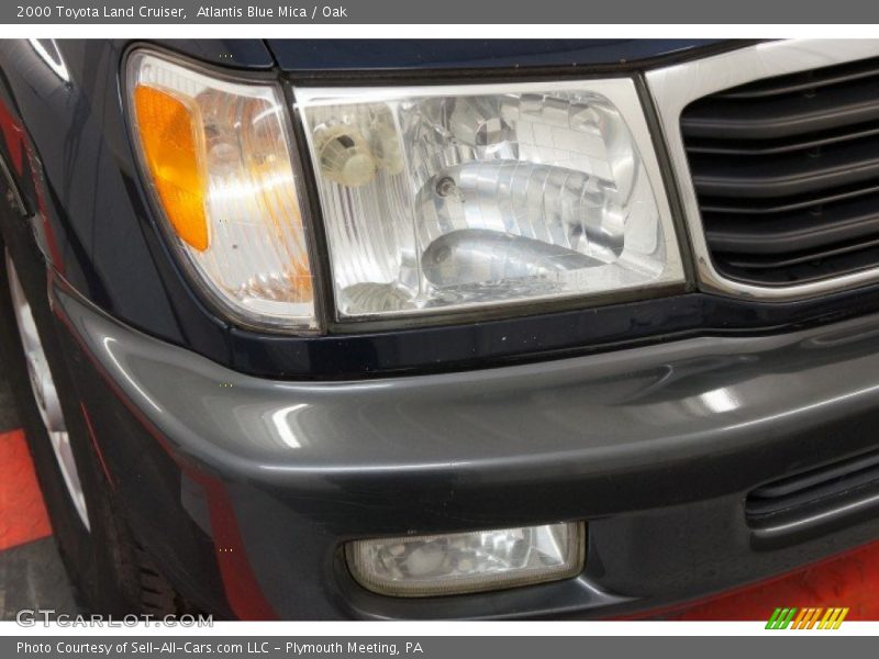 Atlantis Blue Mica / Oak 2000 Toyota Land Cruiser