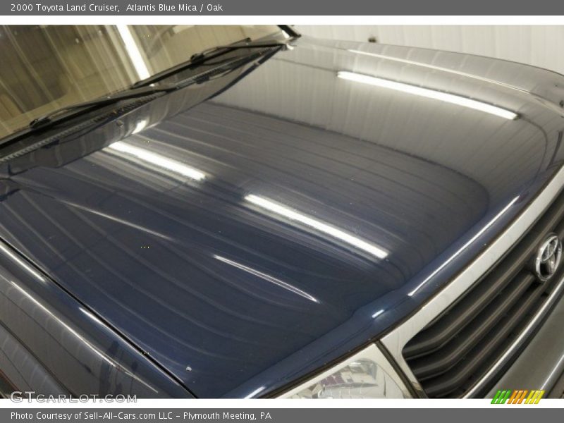 Atlantis Blue Mica / Oak 2000 Toyota Land Cruiser
