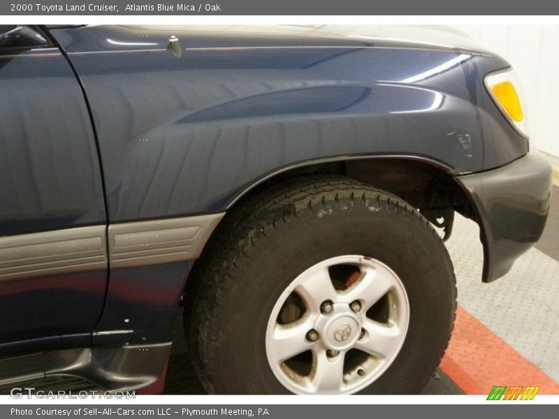 Atlantis Blue Mica / Oak 2000 Toyota Land Cruiser