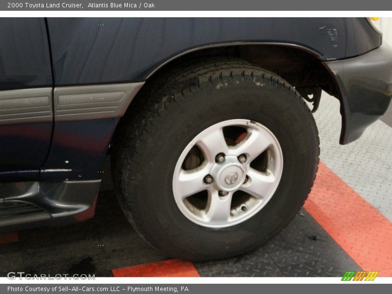 Atlantis Blue Mica / Oak 2000 Toyota Land Cruiser