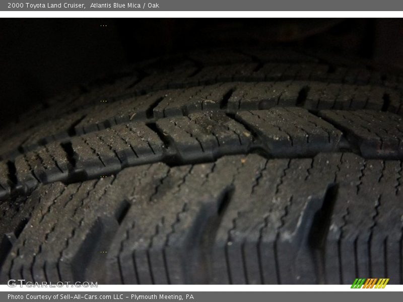 Atlantis Blue Mica / Oak 2000 Toyota Land Cruiser