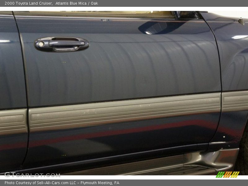 Atlantis Blue Mica / Oak 2000 Toyota Land Cruiser