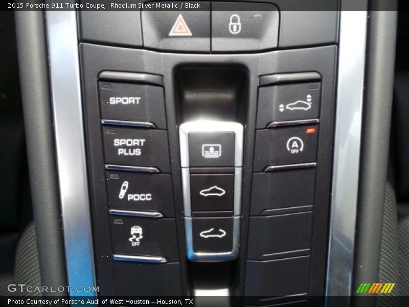 Controls of 2015 911 Turbo Coupe