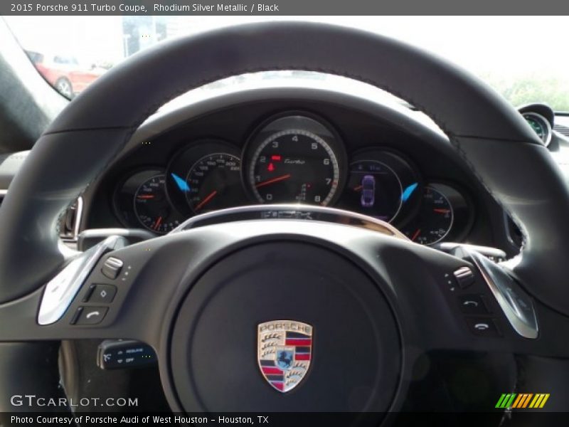 Controls of 2015 911 Turbo Coupe