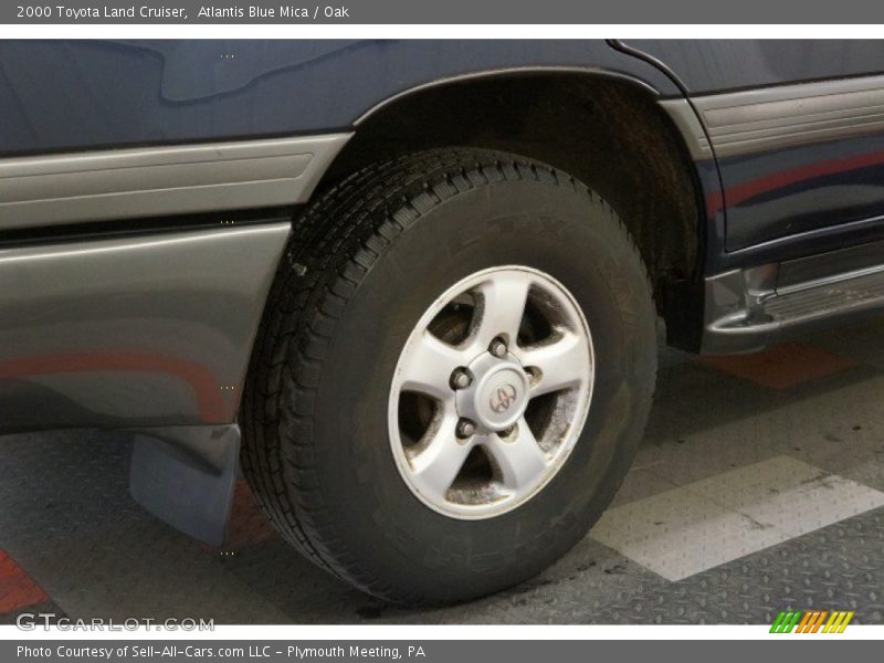 Atlantis Blue Mica / Oak 2000 Toyota Land Cruiser