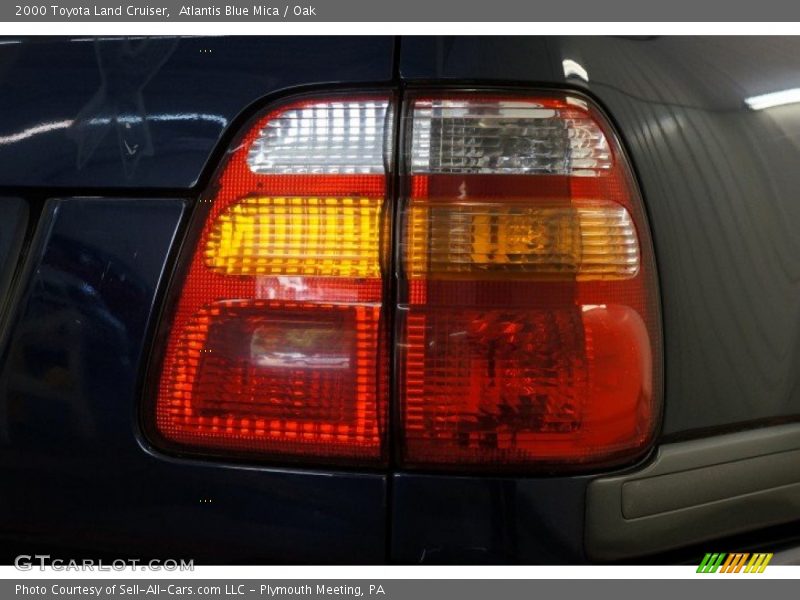 Atlantis Blue Mica / Oak 2000 Toyota Land Cruiser
