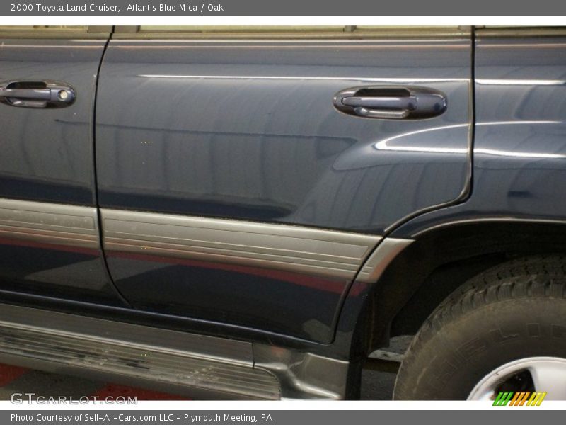 Atlantis Blue Mica / Oak 2000 Toyota Land Cruiser