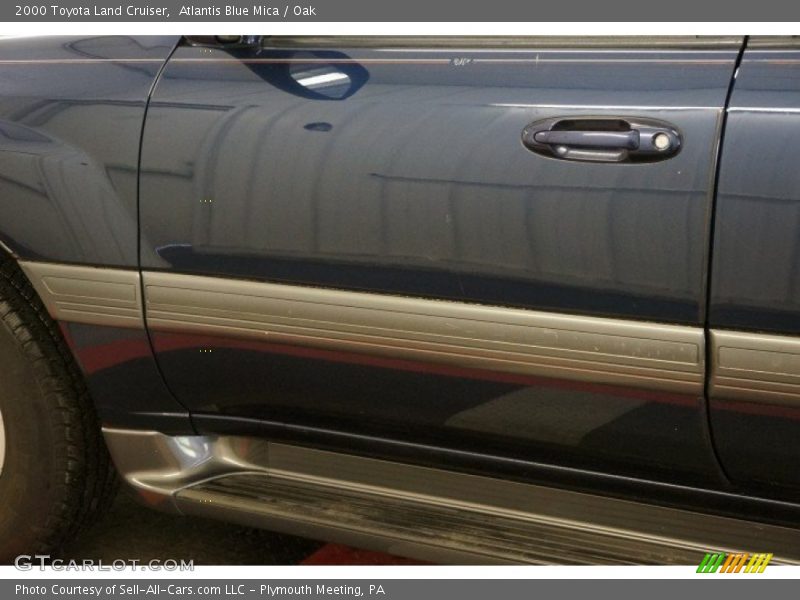Atlantis Blue Mica / Oak 2000 Toyota Land Cruiser