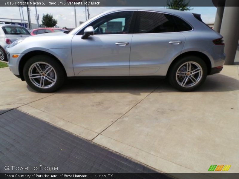  2015 Macan S Rhodium Silver Metallic