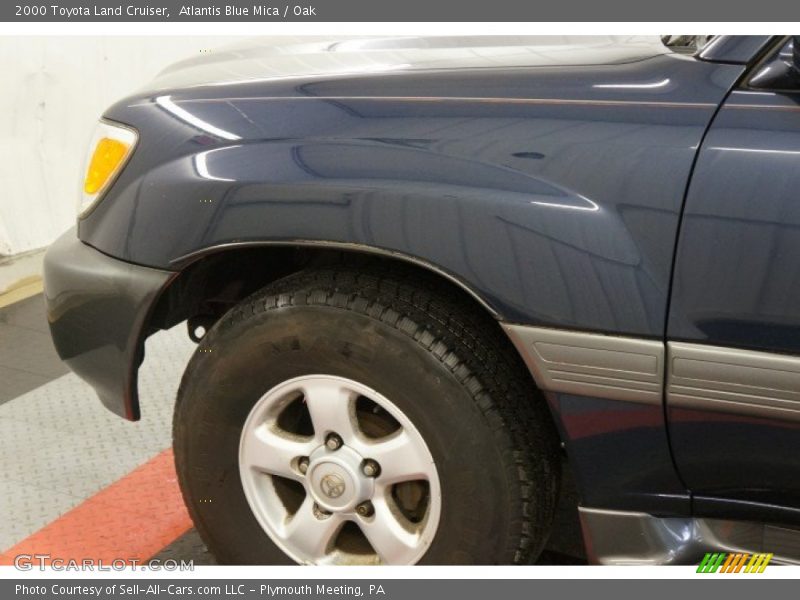 Atlantis Blue Mica / Oak 2000 Toyota Land Cruiser