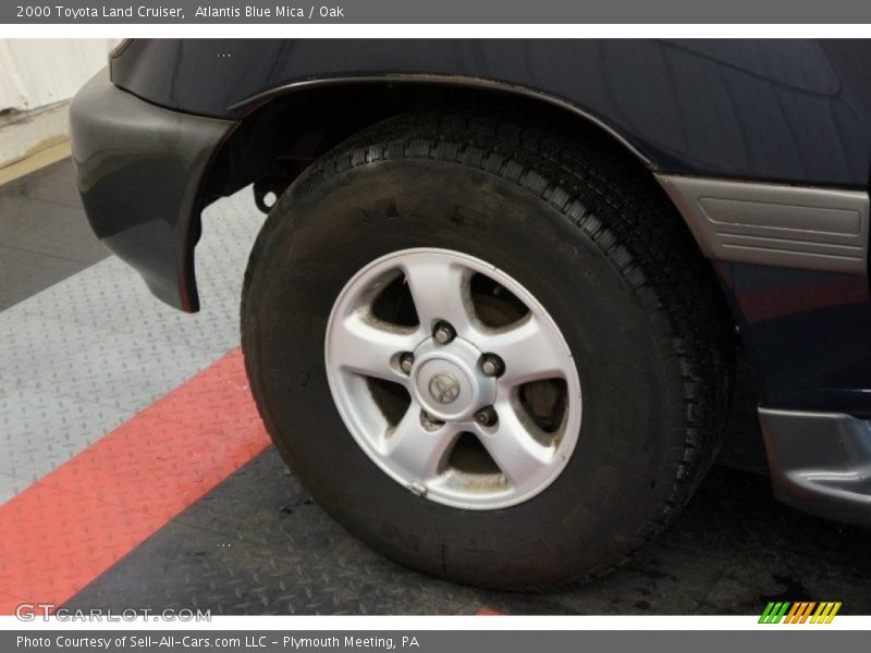 Atlantis Blue Mica / Oak 2000 Toyota Land Cruiser