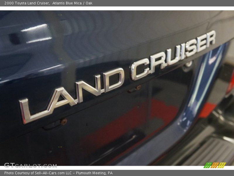 Atlantis Blue Mica / Oak 2000 Toyota Land Cruiser