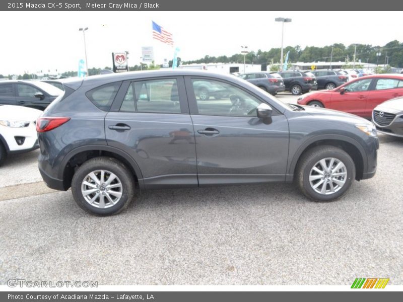 Meteor Gray Mica / Black 2015 Mazda CX-5 Sport