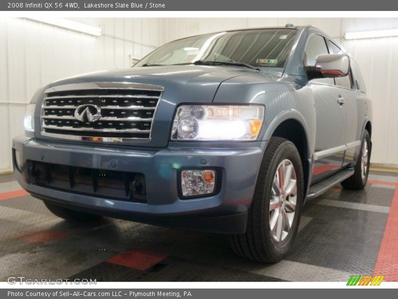 Lakeshore Slate Blue / Stone 2008 Infiniti QX 56 4WD