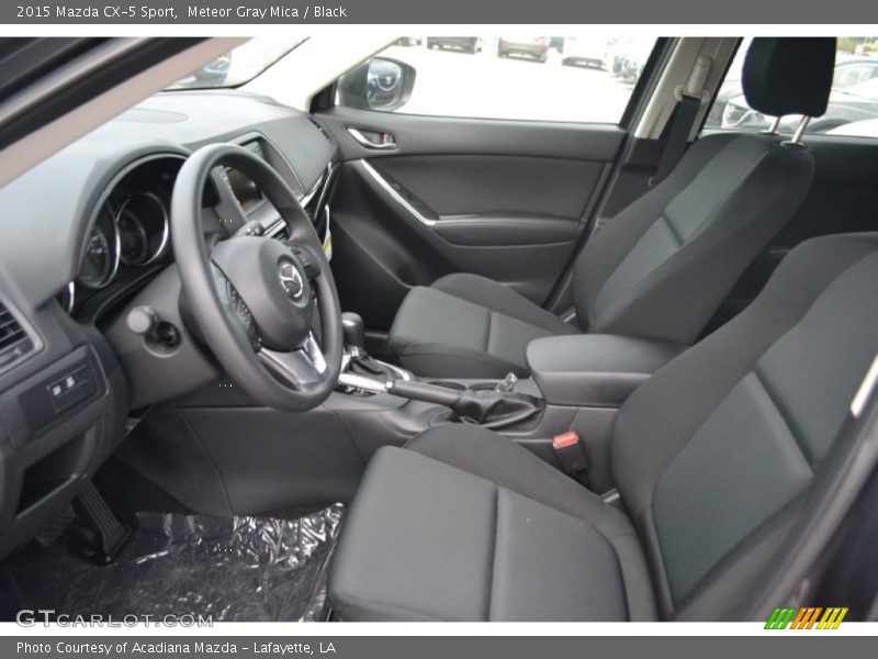 Meteor Gray Mica / Black 2015 Mazda CX-5 Sport