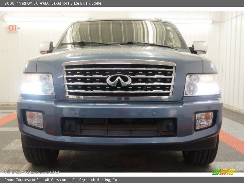 Lakeshore Slate Blue / Stone 2008 Infiniti QX 56 4WD