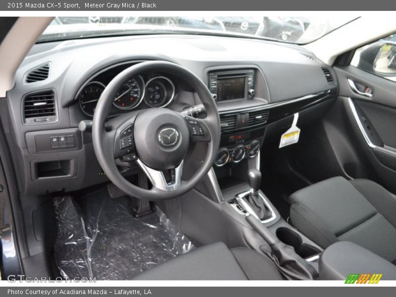 Meteor Gray Mica / Black 2015 Mazda CX-5 Sport