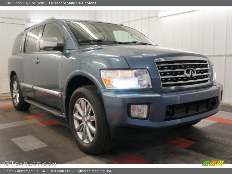 Lakeshore Slate Blue / Stone 2008 Infiniti QX 56 4WD