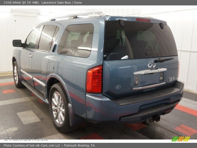 Lakeshore Slate Blue / Stone 2008 Infiniti QX 56 4WD