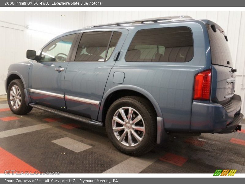 Lakeshore Slate Blue / Stone 2008 Infiniti QX 56 4WD