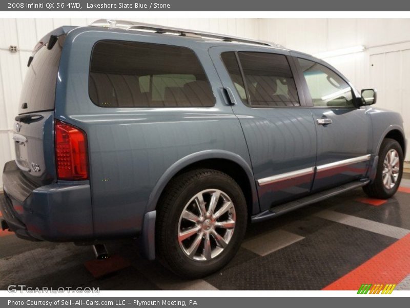Lakeshore Slate Blue / Stone 2008 Infiniti QX 56 4WD