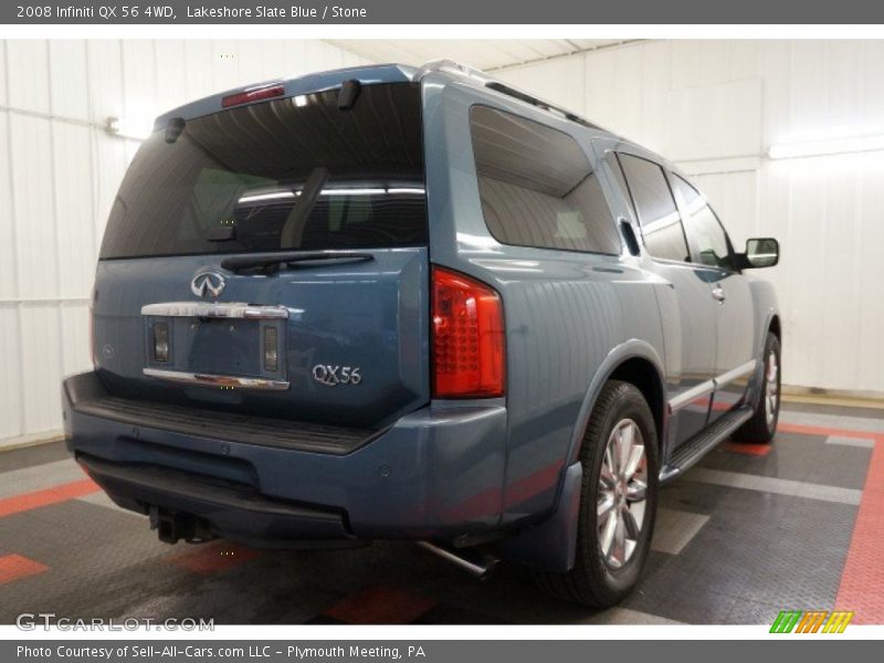 Lakeshore Slate Blue / Stone 2008 Infiniti QX 56 4WD