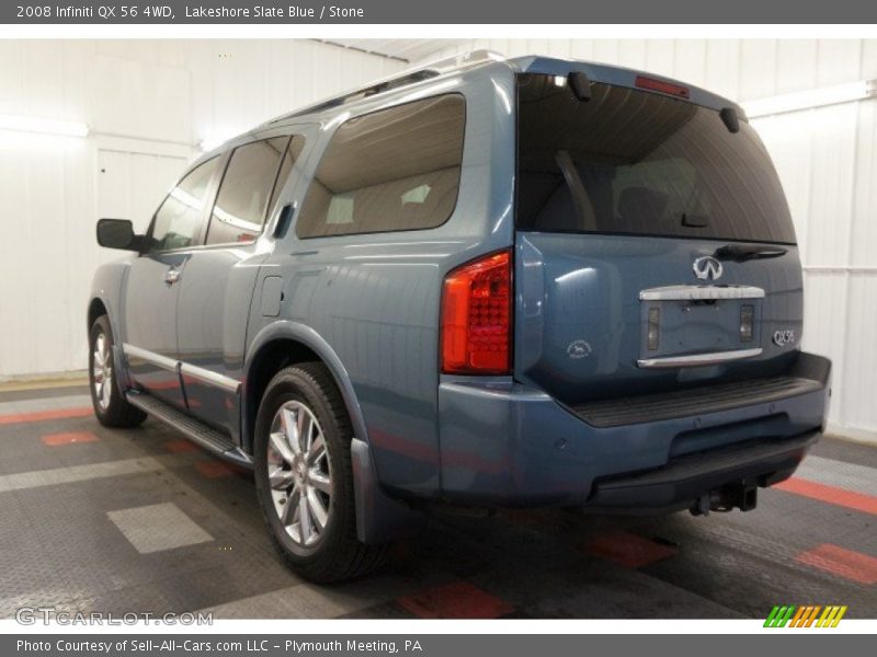 Lakeshore Slate Blue / Stone 2008 Infiniti QX 56 4WD