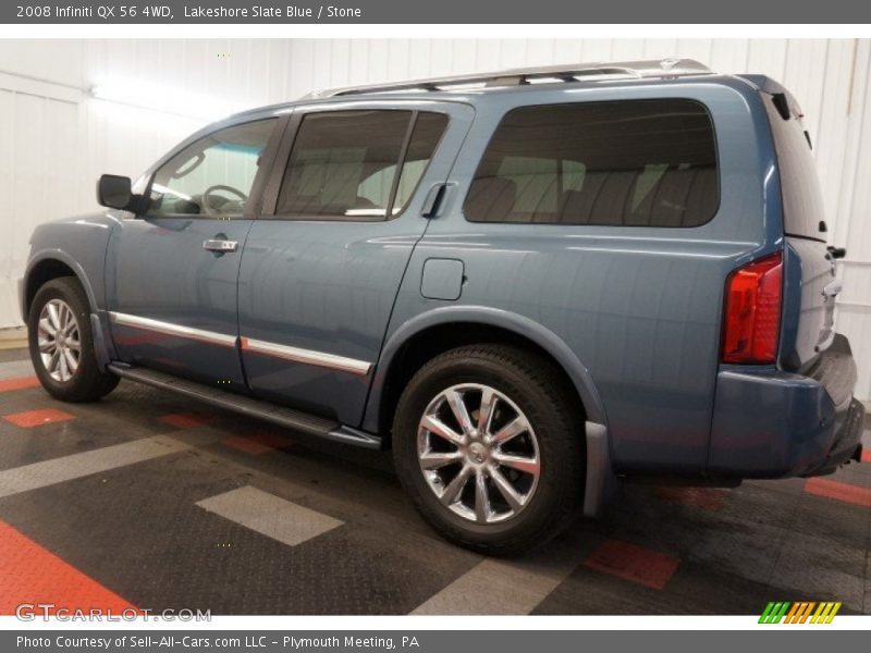 Lakeshore Slate Blue / Stone 2008 Infiniti QX 56 4WD