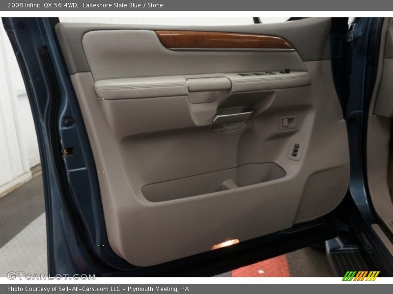 Lakeshore Slate Blue / Stone 2008 Infiniti QX 56 4WD