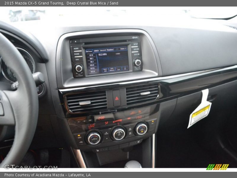 Deep Crystal Blue Mica / Sand 2015 Mazda CX-5 Grand Touring