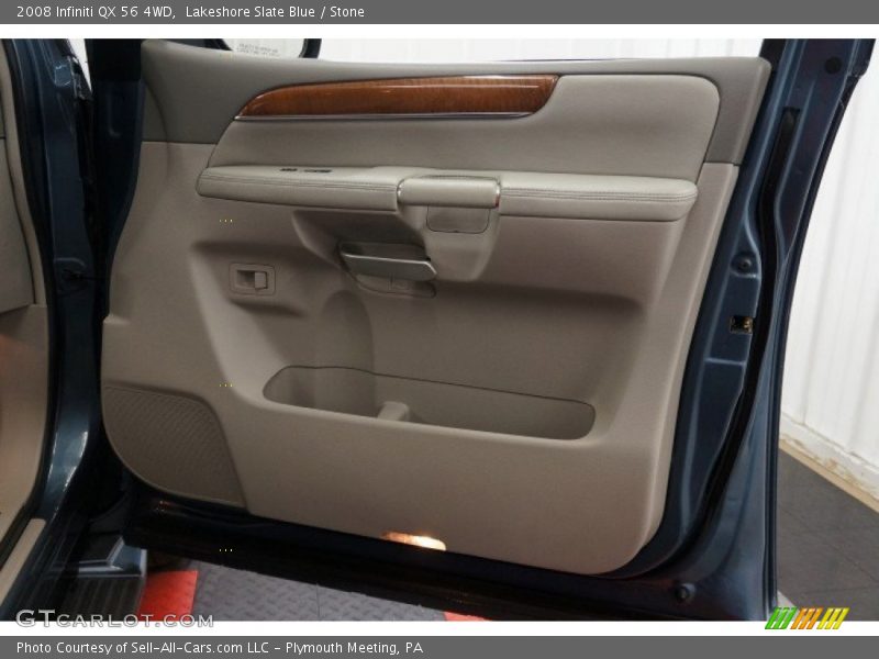 Lakeshore Slate Blue / Stone 2008 Infiniti QX 56 4WD