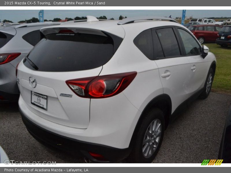 Crystal White Pearl Mica / Sand 2015 Mazda CX-5 Touring