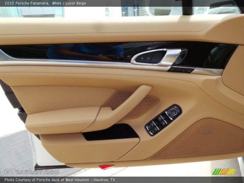 White / Luxor Beige 2015 Porsche Panamera