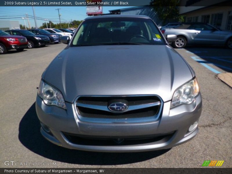 Quartz Silver Metallic / Off Black 2009 Subaru Legacy 2.5i Limited Sedan
