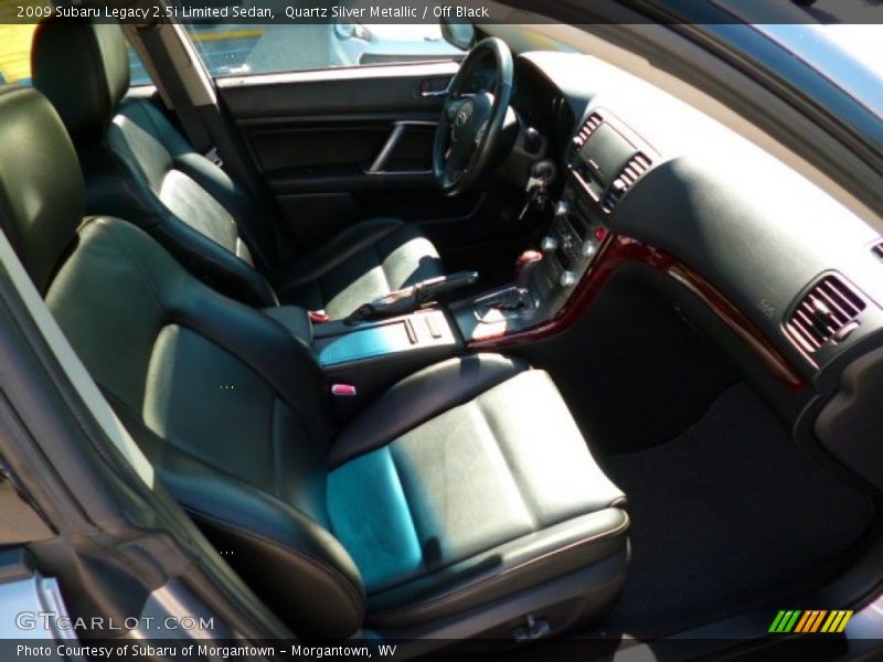 Quartz Silver Metallic / Off Black 2009 Subaru Legacy 2.5i Limited Sedan